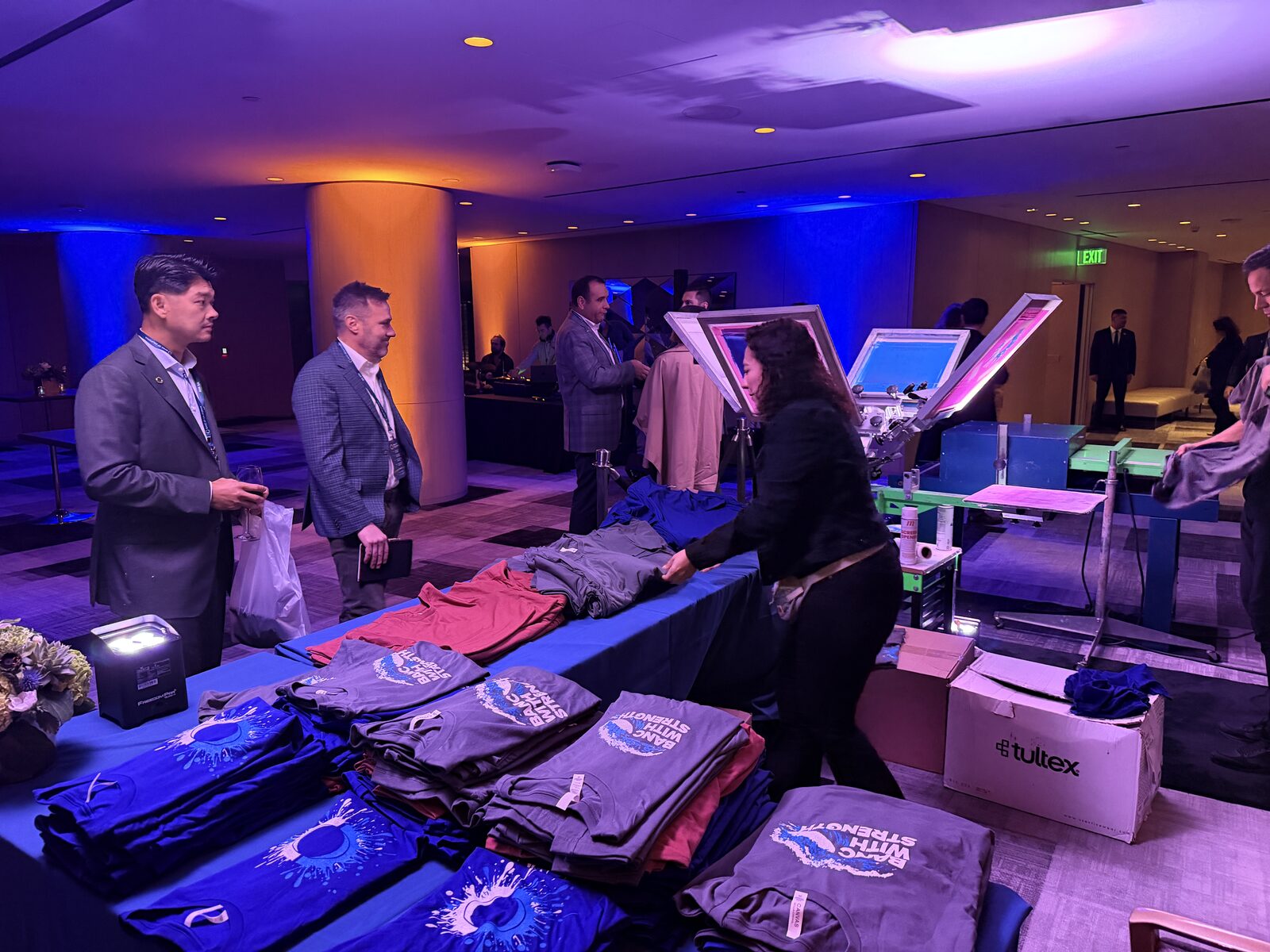 Live event printing at a Boston brand activations & pop-ups event
